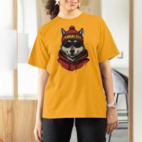 Kansas City T Shirt For Women Vintage Retro Wolf Mascot - Wonder Print Shop