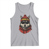Kansas City Tank Top Vintage Retro Wolf Mascot - Wonder Print Shop