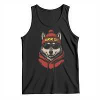 Kansas City Tank Top Vintage Retro Wolf Mascot - Wonder Print Shop