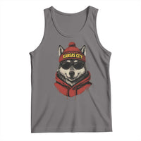 Kansas City Tank Top Vintage Retro Wolf Mascot - Wonder Print Shop