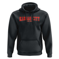 Kansas City Hoodie Retro Style 90s Vintage Unisex Varisty - Wonder Print Shop