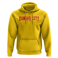 Kansas City Hoodie Retro Style 90s Vintage Unisex Varisty - Wonder Print Shop