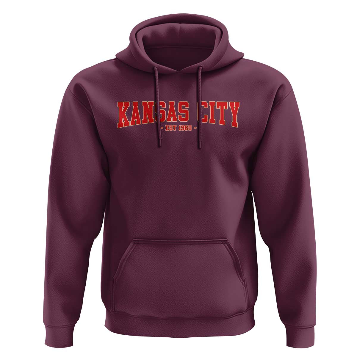 Kansas City Hoodie Retro Style 90s Vintage Unisex Varisty - Wonder Print Shop
