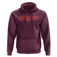 Kansas City Hoodie Retro Style 90s Vintage Unisex Varisty - Wonder Print Shop