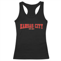 Kansas City Racerback Tank Top Retro Style 90s Vintage Unisex Varisty - Wonder Print Shop