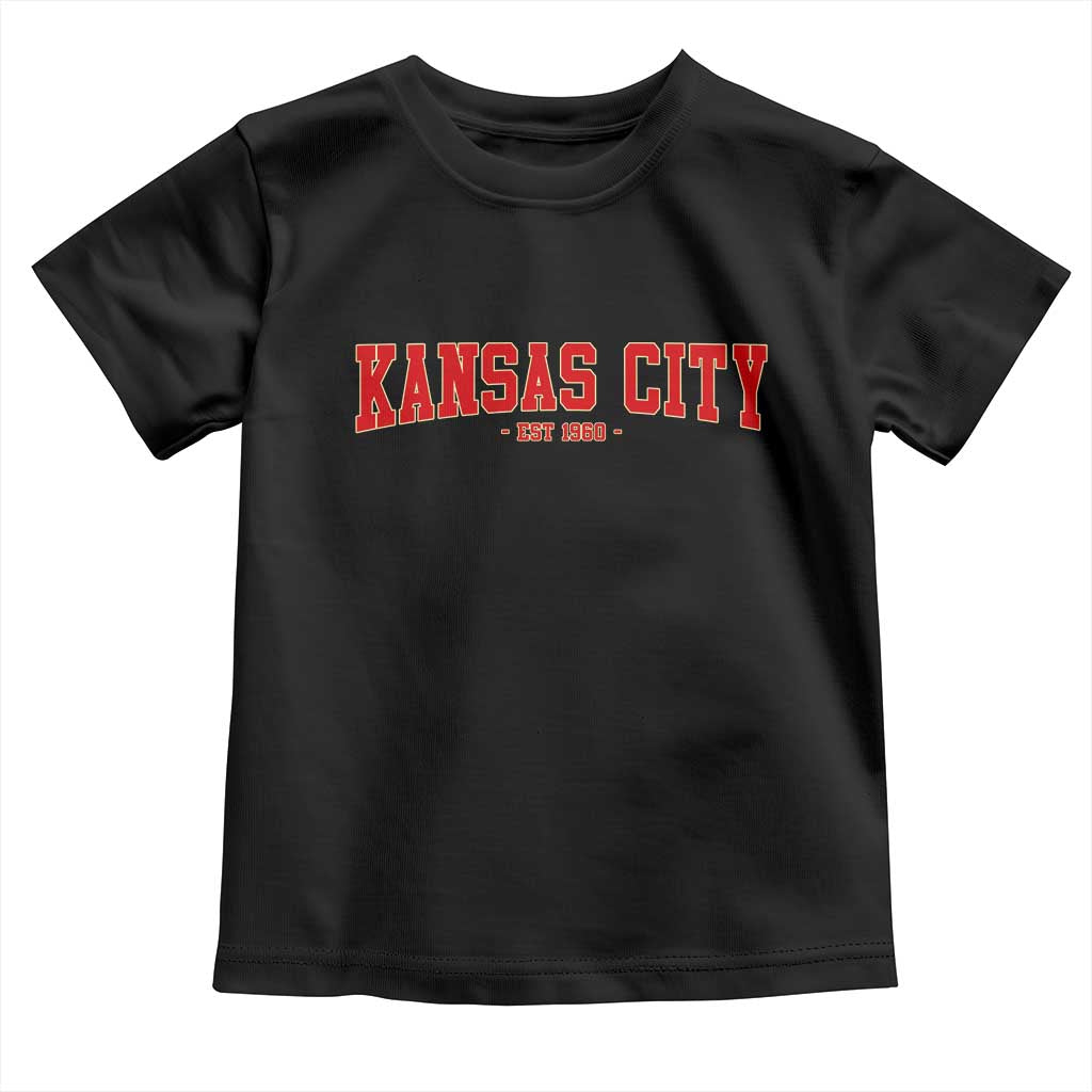 Kansas City Toddler T Shirt Retro Style 90s Vintage Unisex Varisty - Wonder Print Shop