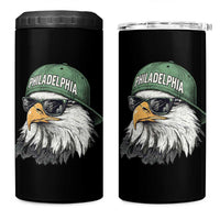 Philadelphia Fan 4 in 1 Can Cooler Tumbler Retro Eagle Sports Fan - Wonder Print Shop