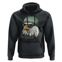 Philadelphia Fan Hoodie Retro Eagle Sports Fan - Wonder Print Shop