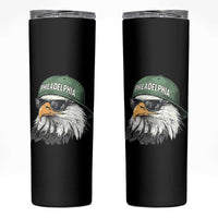 Philadelphia Fan Skinny Tumbler Retro Eagle Sports Fan - Wonder Print Shop