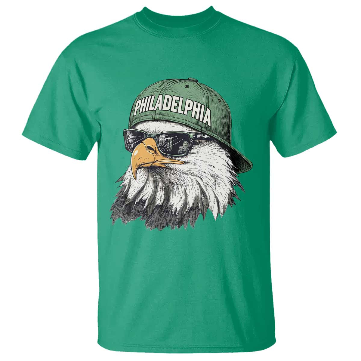 Philadelphia Fan T Shirt Retro Eagle Sports Fan - Wonder Print Shop