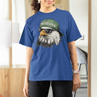 Philadelphia Fan T Shirt For Women Retro Eagle Sports Fan - Wonder Print Shop