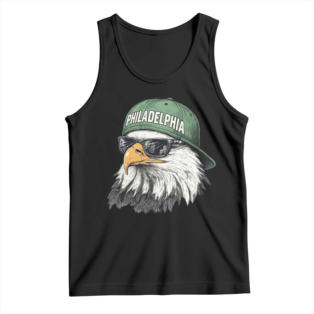 Philadelphia Fan Tank Top Retro Eagle Sports Fan - Wonder Print Shop