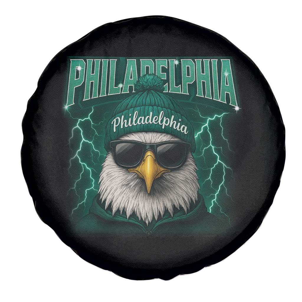 Philadelphia Fan Spare Tire Cover Retro Eagle Bootleg Sports Fan - Wonder Print Shop