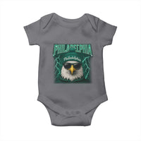 Philadelphia Fan Baby Onesie Retro Eagle Bootleg Sports Fan - Wonder Print Shop