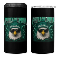 Philadelphia Fan 4 in 1 Can Cooler Tumbler Retro Eagle Bootleg Sports Fan - Wonder Print Shop