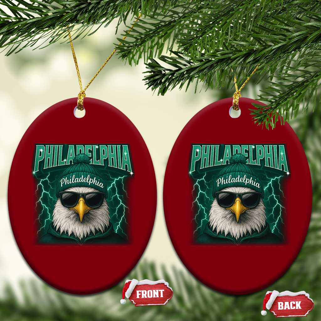 Philadelphia Fan Ceramic Ornament Retro Eagle Bootleg Sports Fan - Wonder Print Shop