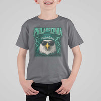 Philadelphia Fan T Shirt For Kid Retro Eagle Bootleg Sports Fan - Wonder Print Shop