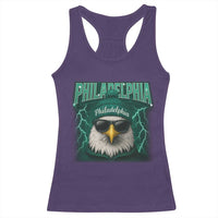 Philadelphia Fan Racerback Tank Top Retro Eagle Bootleg Sports Fan - Wonder Print Shop