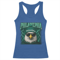 Philadelphia Fan Racerback Tank Top Retro Eagle Bootleg Sports Fan - Wonder Print Shop
