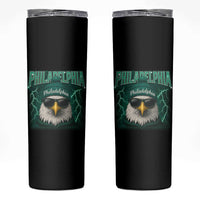 Philadelphia Fan Skinny Tumbler Retro Eagle Bootleg Sports Fan - Wonder Print Shop
