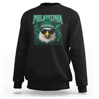 Philadelphia Fan Sweatshirt Retro Eagle Bootleg Sports Fan - Wonder Print Shop