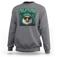 Philadelphia Fan Sweatshirt Retro Eagle Bootleg Sports Fan - Wonder Print Shop