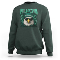 Philadelphia Fan Sweatshirt Retro Eagle Bootleg Sports Fan - Wonder Print Shop