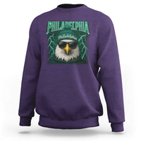 Philadelphia Fan Sweatshirt Retro Eagle Bootleg Sports Fan - Wonder Print Shop