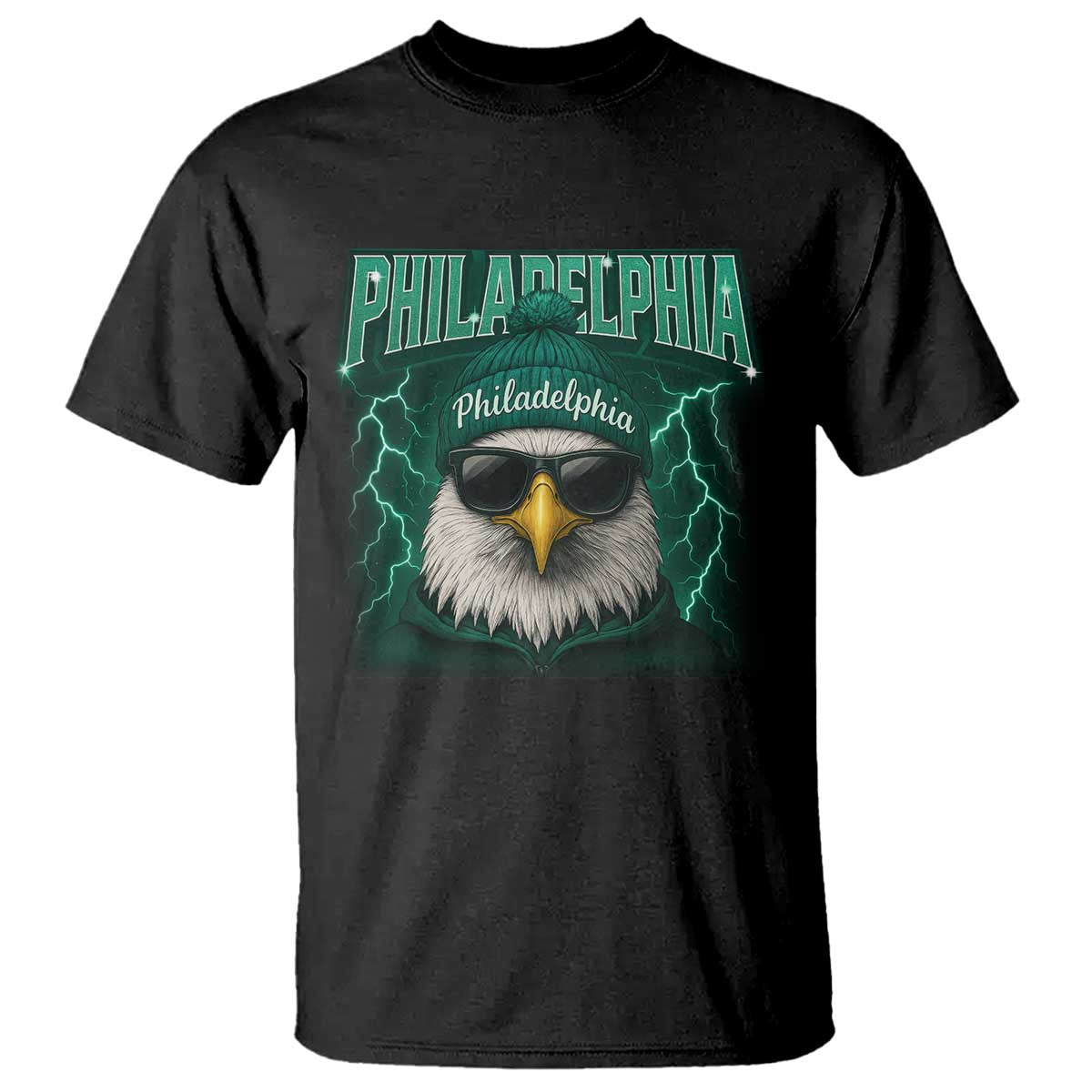 Philadelphia Fan T Shirt Retro Eagle Bootleg Sports Fan - Wonder Print Shop