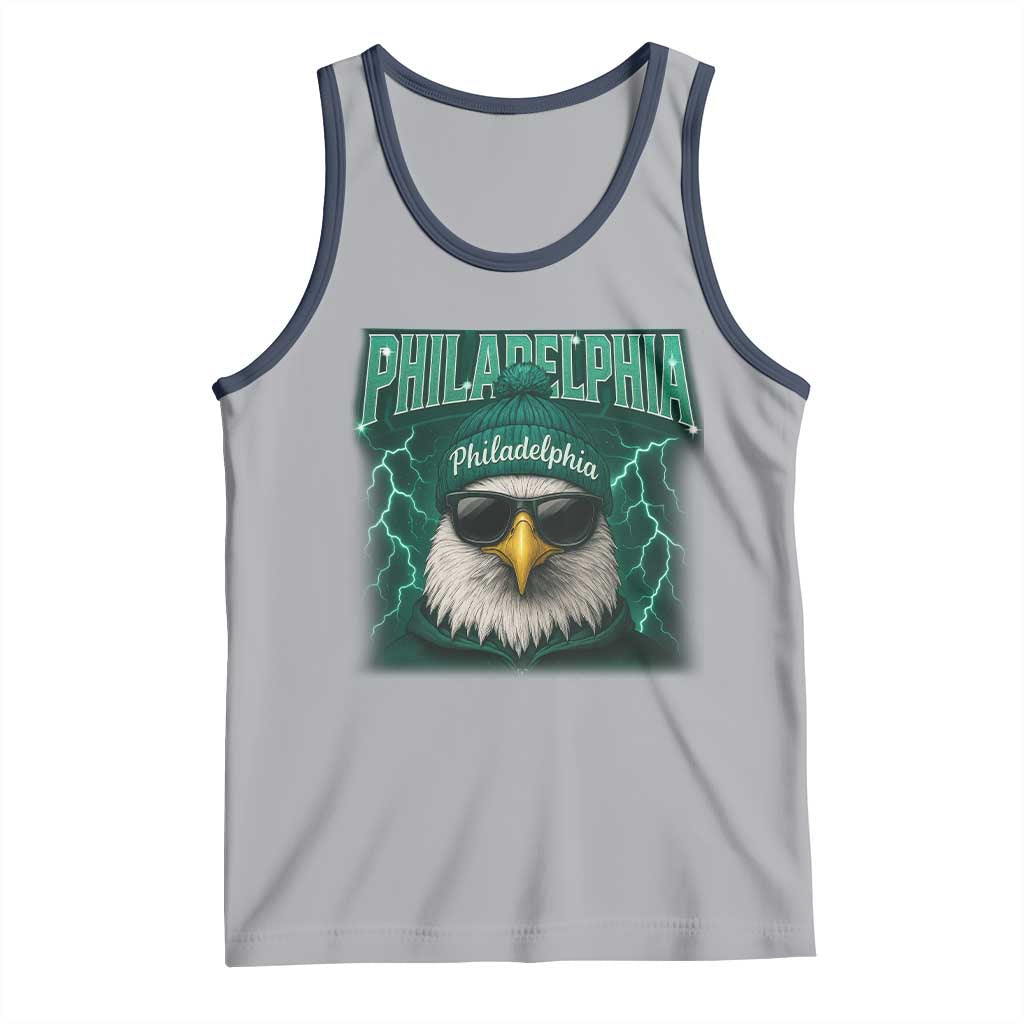 Philadelphia Fan Tank Top Retro Eagle Bootleg Sports Fan - Wonder Print Shop