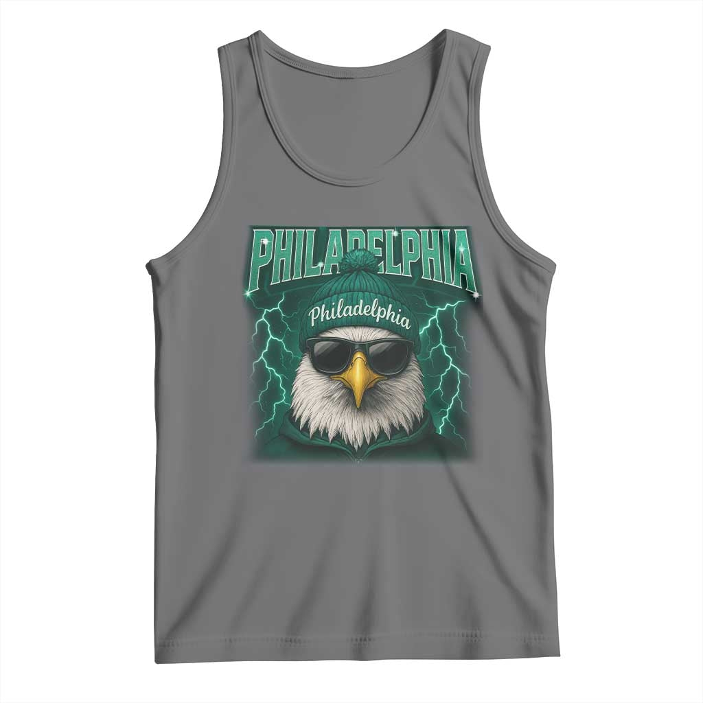 Philadelphia Fan Tank Top Retro Eagle Bootleg Sports Fan - Wonder Print Shop