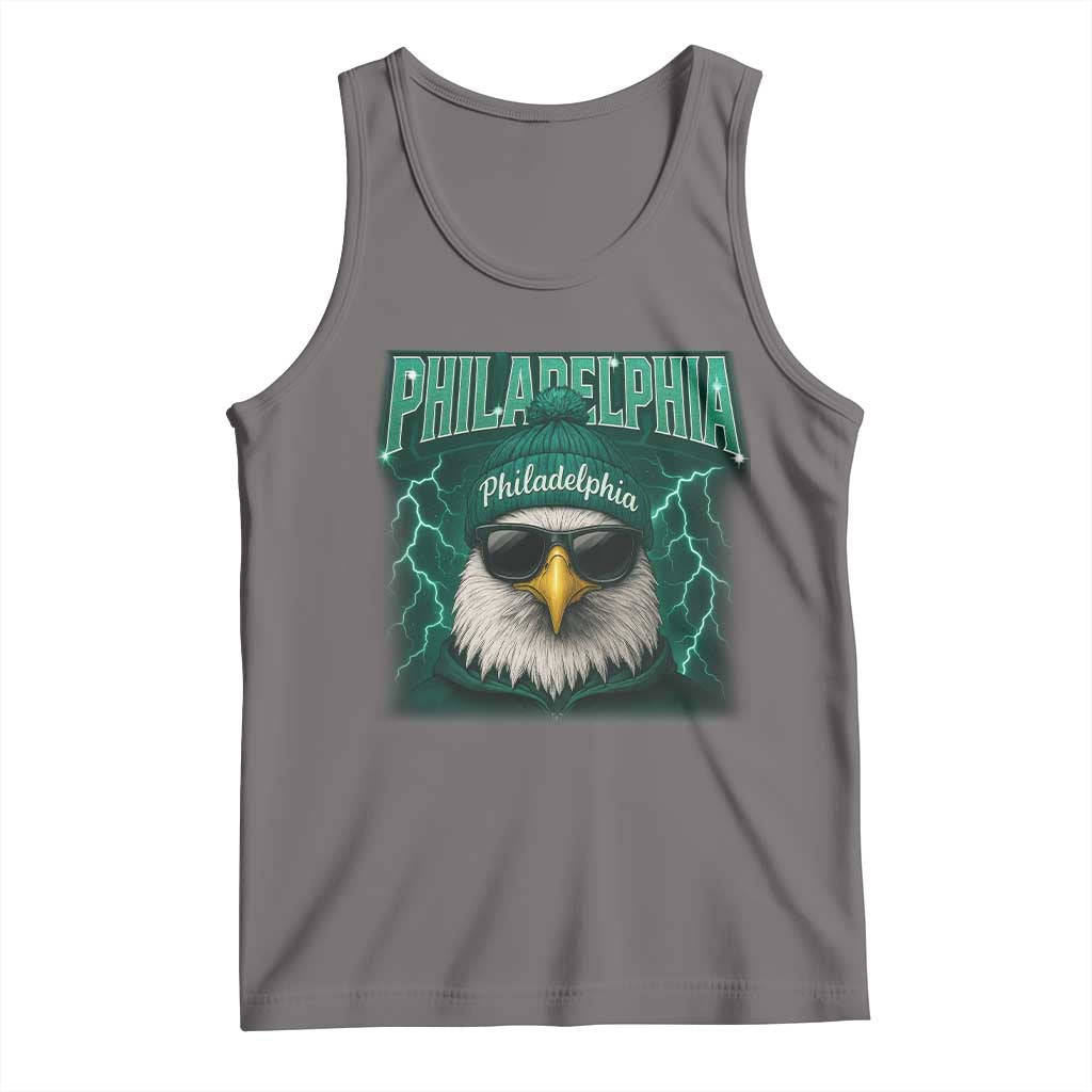 Philadelphia Fan Tank Top Retro Eagle Bootleg Sports Fan - Wonder Print Shop
