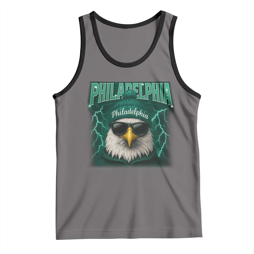Philadelphia Fan Tank Top Retro Eagle Bootleg Sports Fan - Wonder Print Shop