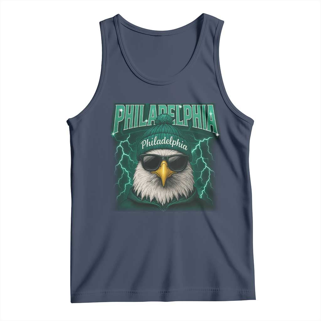 Philadelphia Fan Tank Top Retro Eagle Bootleg Sports Fan - Wonder Print Shop