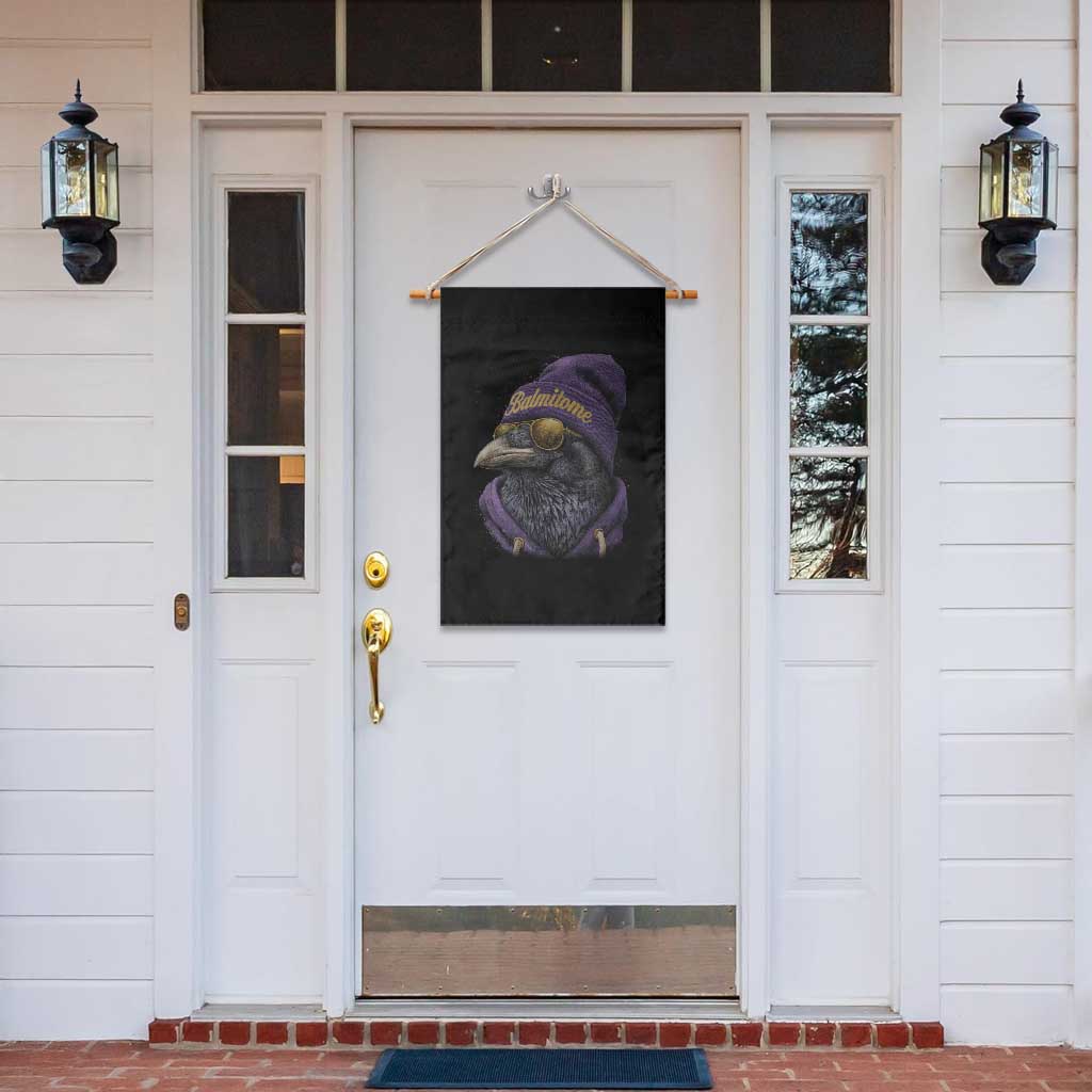 Baltimore Garden Flag Vintage Maryland Edgar Allan Poe Raven Game Day - Wonder Print Shop