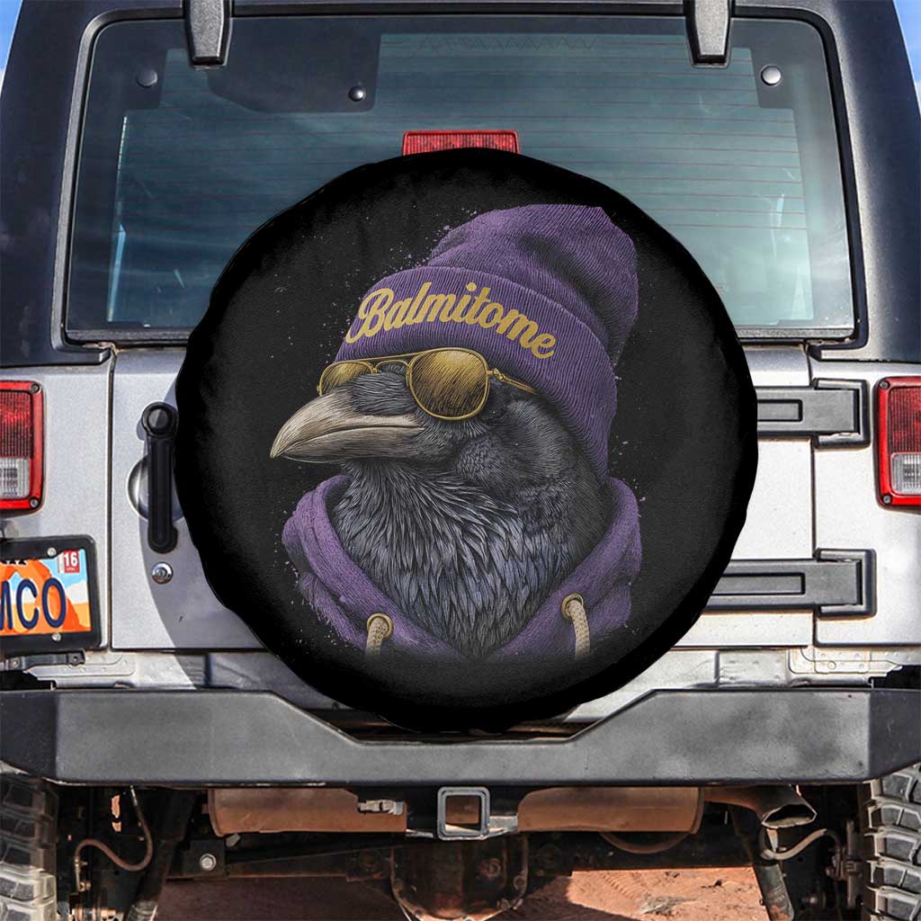 Baltimore Spare Tire Cover Vintage Maryland Edgar Allan Poe Raven Game Day - Wonder Print Shop