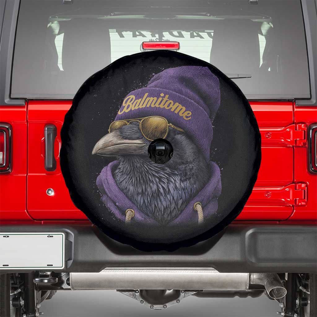 Baltimore Spare Tire Cover Vintage Maryland Edgar Allan Poe Raven Game Day - Wonder Print Shop