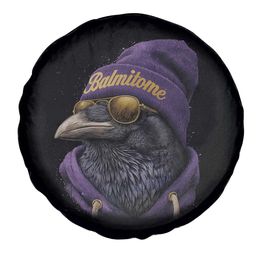 Baltimore Spare Tire Cover Vintage Maryland Edgar Allan Poe Raven Game Day - Wonder Print Shop