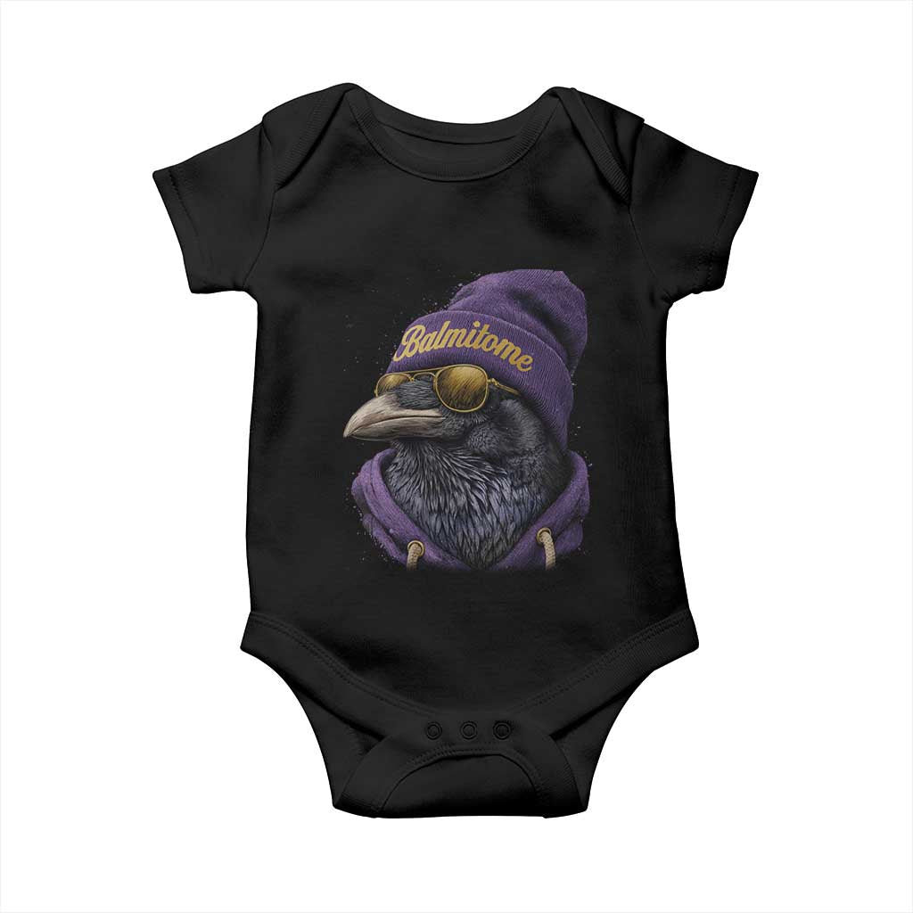 Baltimore Baby Onesie Vintage Maryland Edgar Allan Poe Raven Game Day - Wonder Print Shop