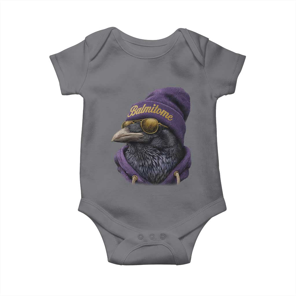 Baltimore Baby Onesie Vintage Maryland Edgar Allan Poe Raven Game Day - Wonder Print Shop