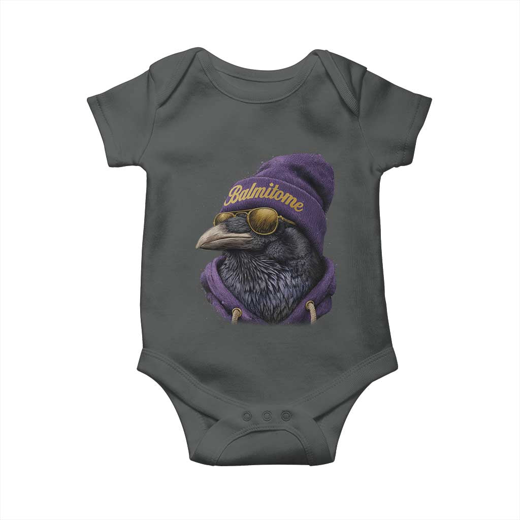 Baltimore Baby Onesie Vintage Maryland Edgar Allan Poe Raven Game Day - Wonder Print Shop