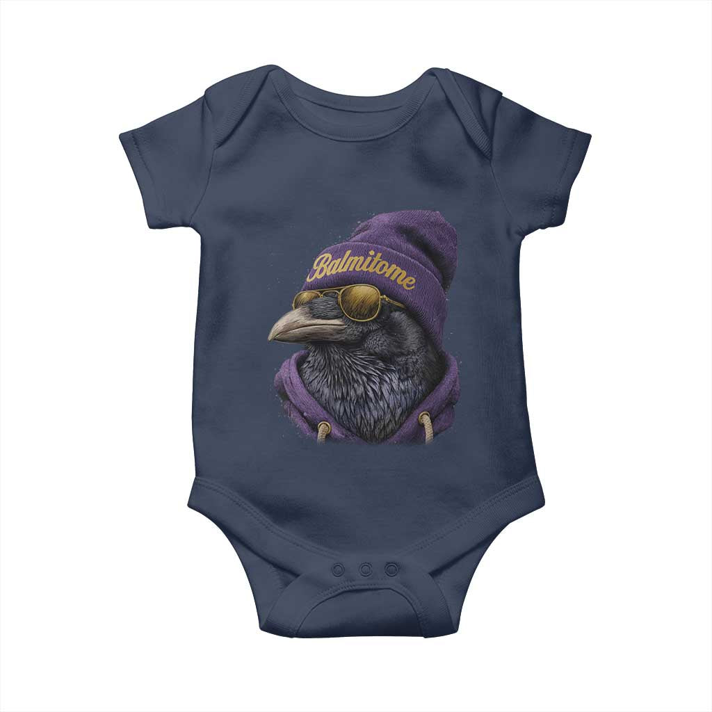 Baltimore Baby Onesie Vintage Maryland Edgar Allan Poe Raven Game Day - Wonder Print Shop