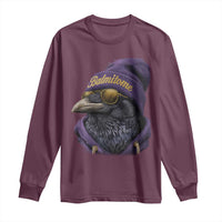 Baltimore Long Sleeve Shirt Vintage Maryland Edgar Allan Poe Raven Game Day - Wonder Print Shop