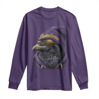Baltimore Long Sleeve Shirt Vintage Maryland Edgar Allan Poe Raven Game Day - Wonder Print Shop