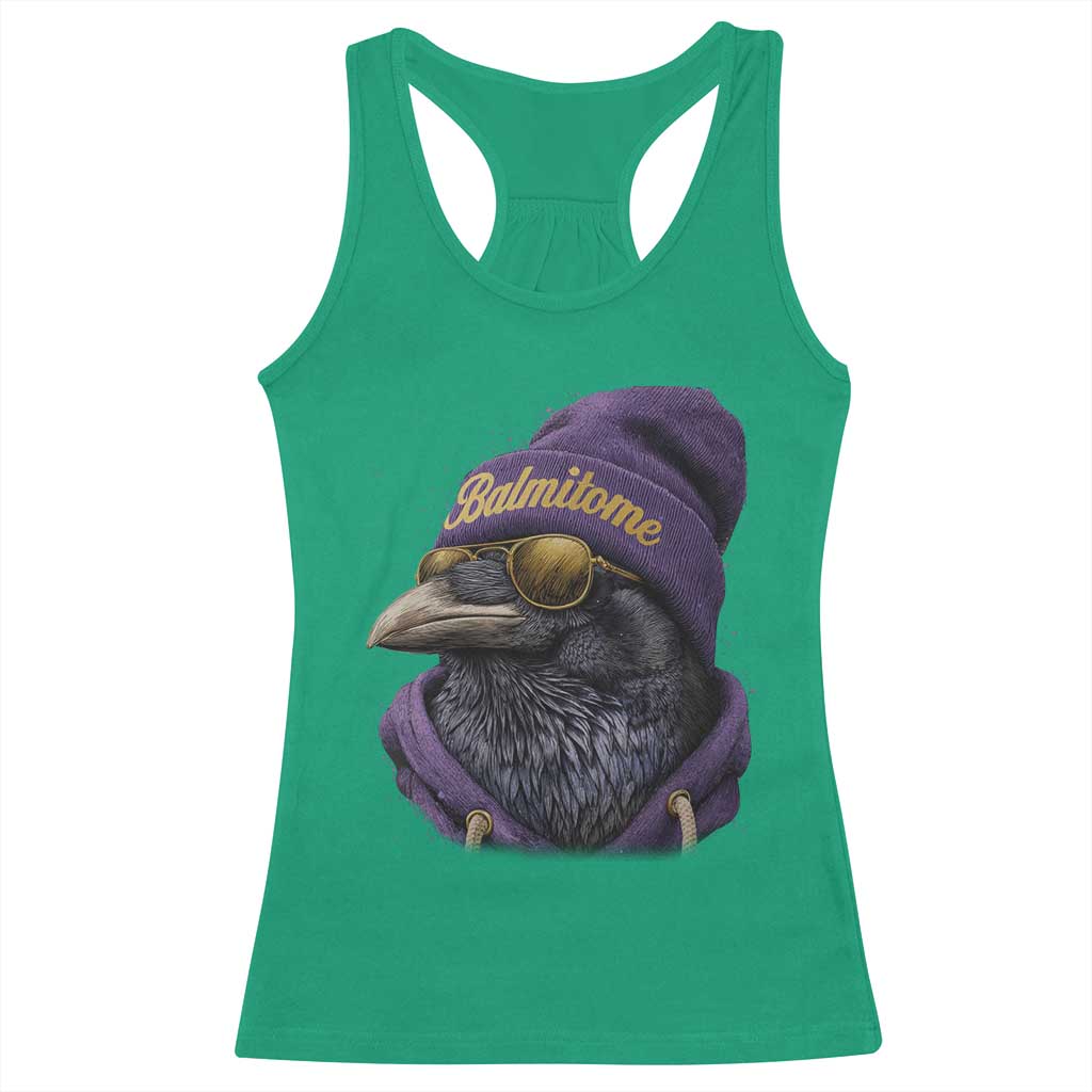 Baltimore Racerback Tank Top Vintage Maryland Edgar Allan Poe Raven Game Day - Wonder Print Shop