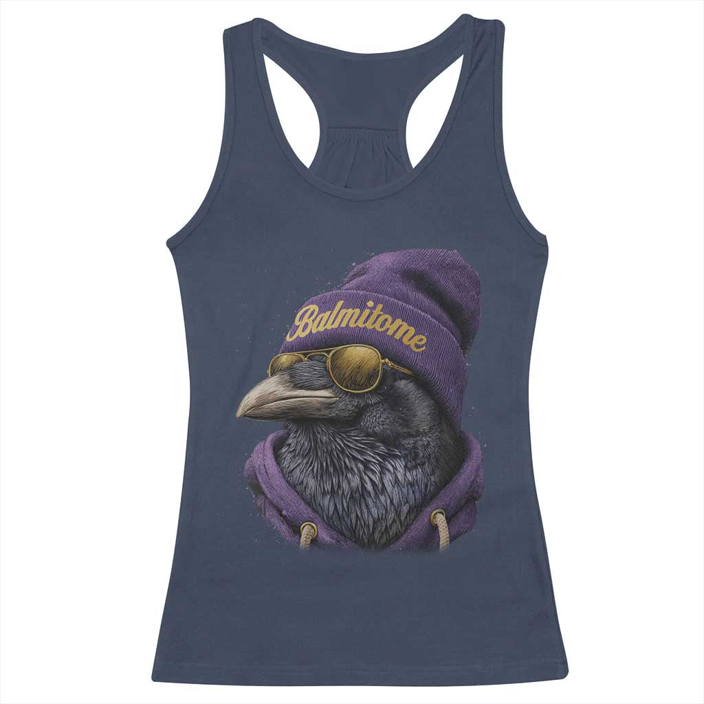Baltimore Racerback Tank Top Vintage Maryland Edgar Allan Poe Raven Game Day - Wonder Print Shop