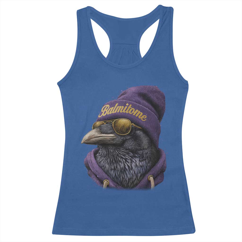 Baltimore Racerback Tank Top Vintage Maryland Edgar Allan Poe Raven Game Day - Wonder Print Shop
