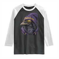 Baltimore Raglan Shirt Vintage Maryland Edgar Allan Poe Raven Game Day - Wonder Print Shop