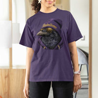 Baltimore T Shirt For Women Vintage Maryland Edgar Allan Poe Raven Game Day - Wonder Print Shop