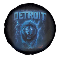 Retro Detroit Football Spare Tire Cover Love Lions Bootleg Vintage Rap Tee - Wonder Print Shop